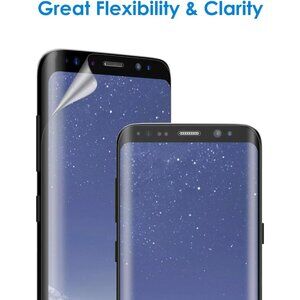 Samsung Galaxy S8 Plus TPU Screen Protector - Ultra HD Film Case Friendly 2-Pack
